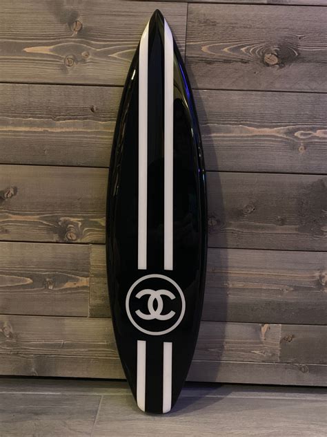 chanel surfboard wall art